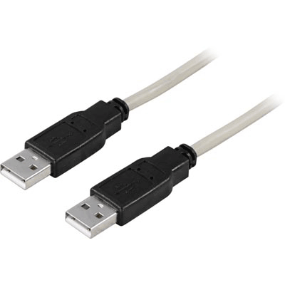 USB 2.0 kabel Typ A hane - Typ A hane - 1.0m
