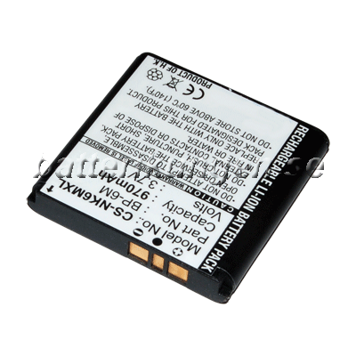 Batteri till Nokia 3250 mfl - 970 mAh