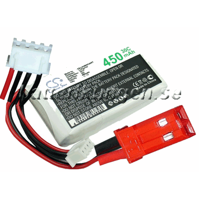 LiPo 3 cell - 11.1 V - 450 mAh