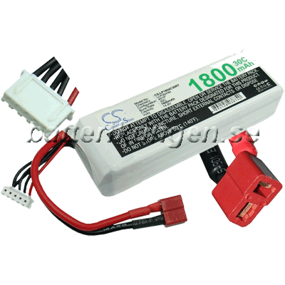 LiPo 4 cell - 14.8 V - 1.800 mAh