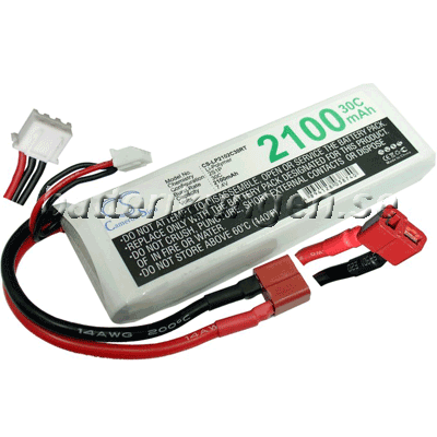 LiPo 2 cell - 7.4 V - 2.100 mAh