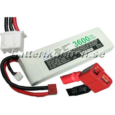 LiPo 2 cell - 7.4 V - 3.600 mAh