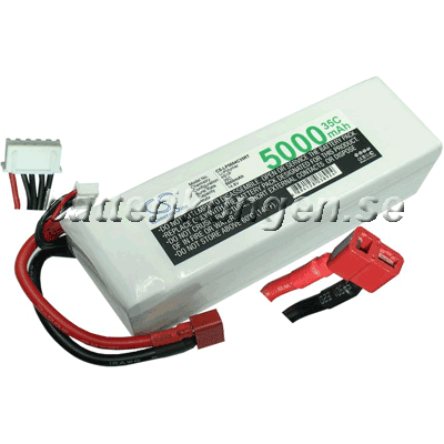 LiPo 4 cell - 14.8 V - 5.000 mAh
