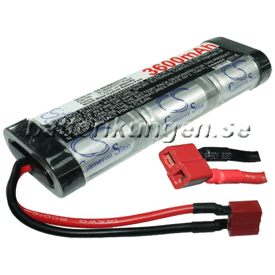 RC Batteri - 7.2 V - 3.600 mAh