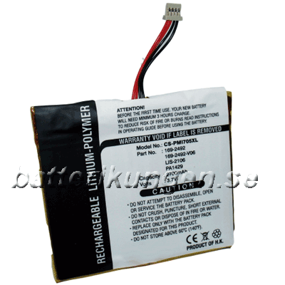 Batteri till Palm i705 / Tungsten CW - 2.700 mAh