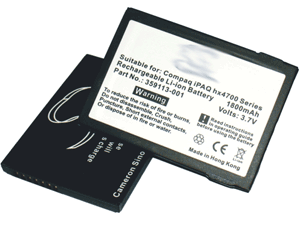 Batteri till iPAQ HX4700 mfl - 2.000 mAh