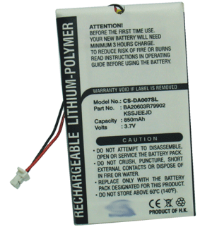 Batteri till  Creative Zen Neon (DAP-MD0005)