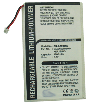 Batteri till Creative Zen Vision M