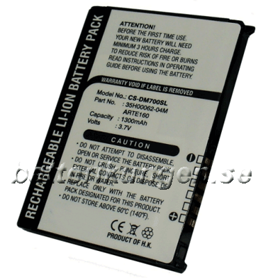 Batteri till HTC P3300 mfl - 1.300 mAh