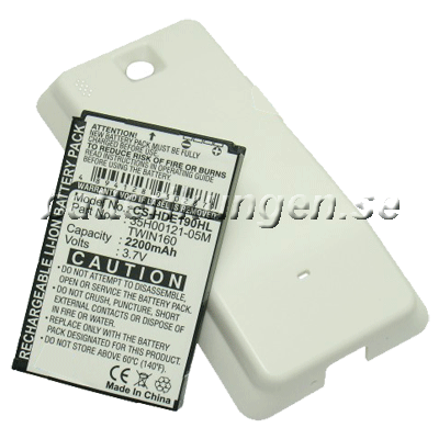 Batteri till Google G3 - 2.200 mAh - Vit