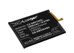 Batteri till Samsung Galaxy M23 5G mfl - 4.900 mAh