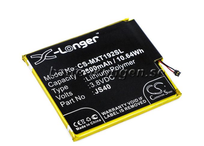 Batteri till Motorola Moto Z3 Play mfl - 2.800 mAh