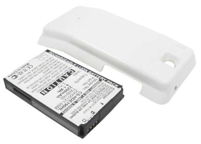 Batteri till HTC Hero mfl - 2.200 mAh - Vit