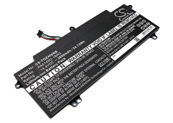 Batteri till Toshiba Tecra Z40-A-10K mfl - 3.800 mAh