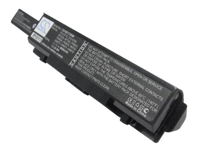 Batteri till Dell Studio 1735 mfl - 6.600 mAh