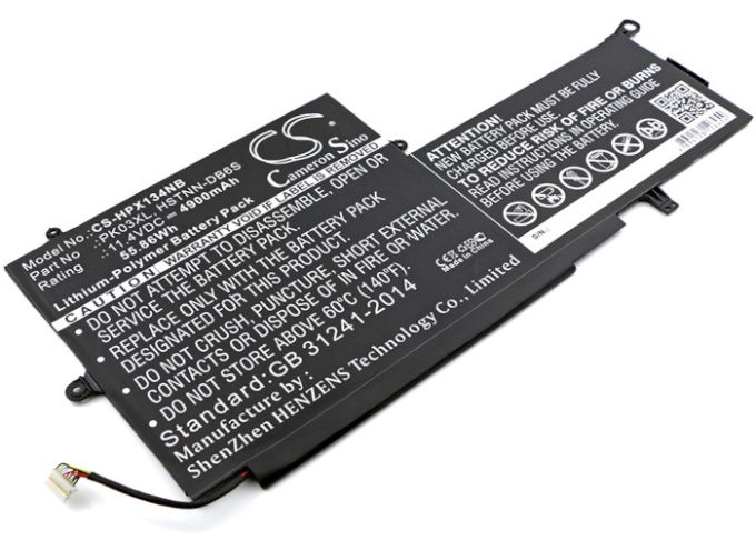 Batteri till HP Spectre 13-4000 mfl - 4.900 mAh