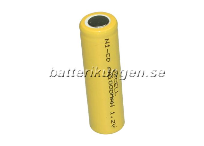 Laddningsbart AA - 1.000 mAh - Ni-CD