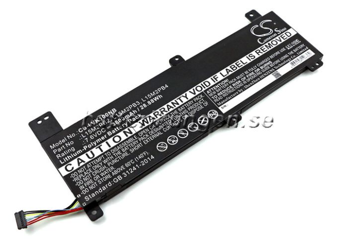 Batteri till Lenovo Chromebook 100s mfl - 3.800 mAh