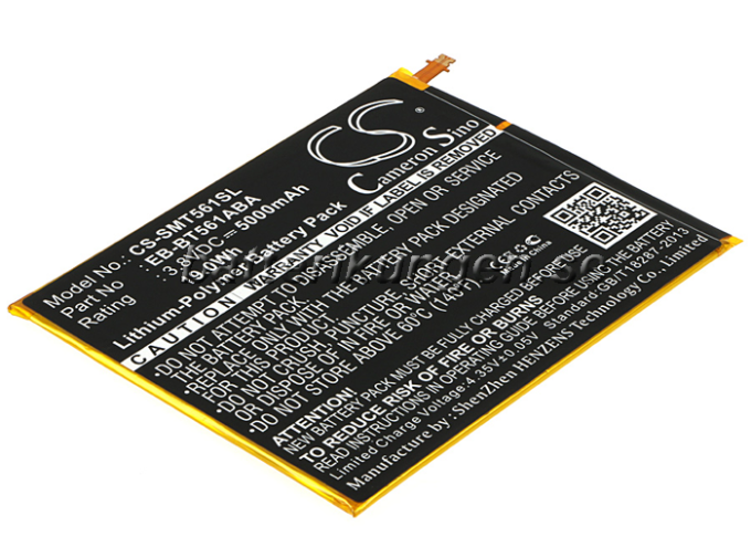 Batteri till Samsung Galaxy Tab E 9.6 XLTE mfl  - 5.000 mAh