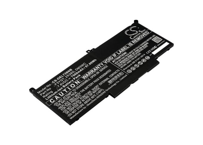 Batteri till Dell Latitude 12 7000 mfl - 7.500 mAh