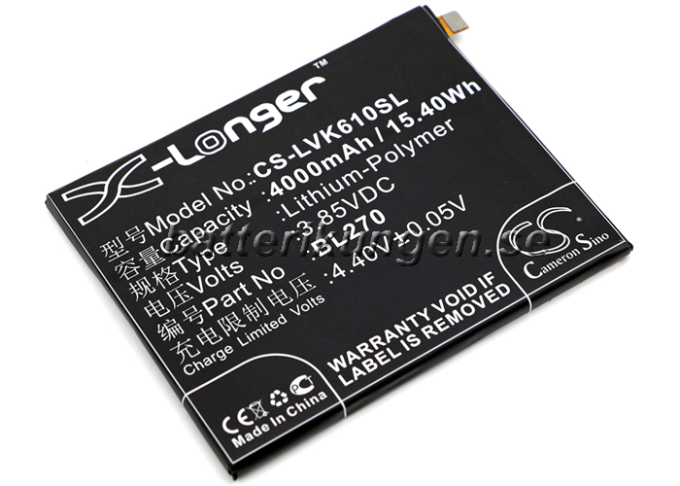 Batteri till Lenovo Vibe K6 Plus - 4.000 mAh