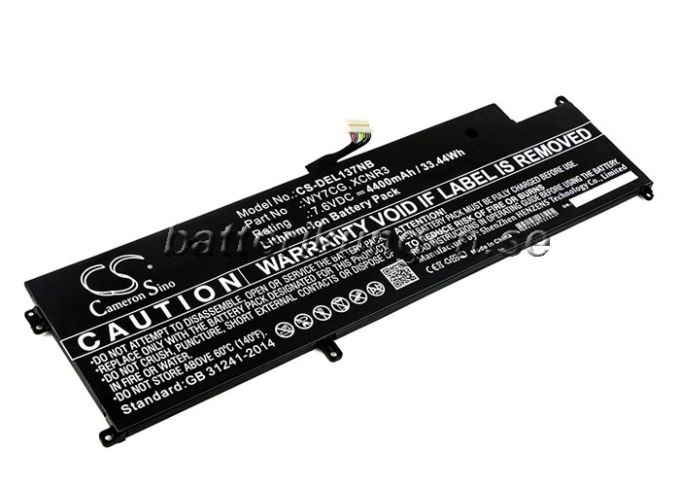 Batteri till Dell Latitude 13 7370 - 4.400 mAh