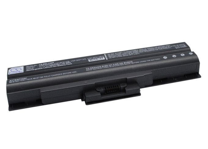 Batteri till Sony VAIO VGN-AW230 mfl - Svart - 4.400 mAh