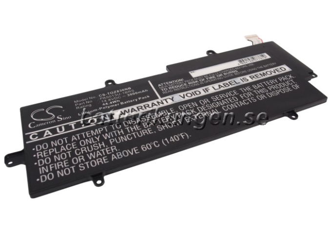 Batteri till Toshiba Portege Z830 mfl - 3.000 mAh