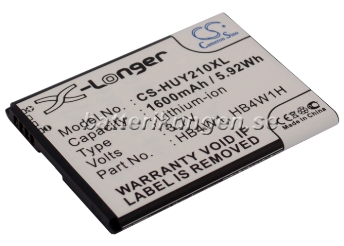 Batteri till Huawei Ascend Y210 mfl - 1.600 mAh