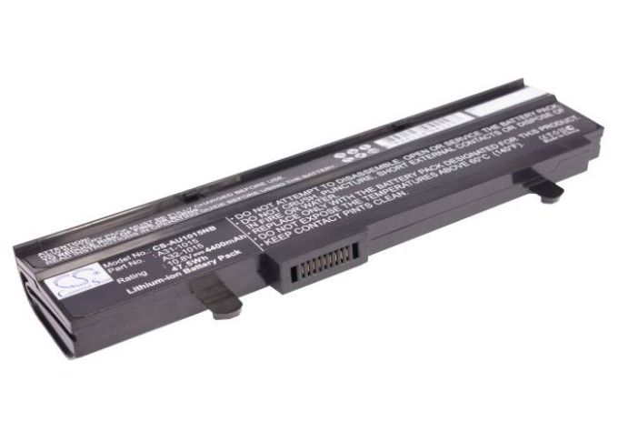 Batteri till Asus Eee PC 1015 mfl - 4.400 mAh - Svart