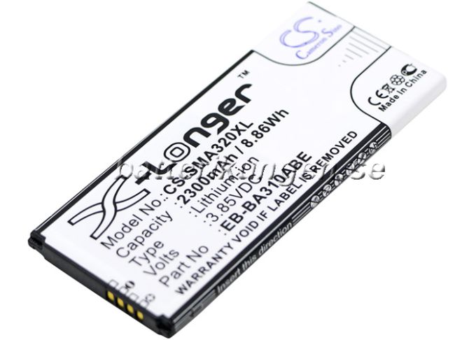 Batteri till Samsung Galaxy A3 2016 mfl - 2.300 mAh