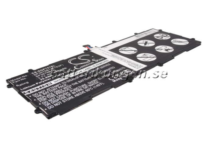 Batteri till Samsung Galaxy Tab 10.1 - 7.000 mAh