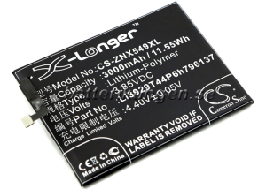 Batteri till ZTE Nubia Z11 Mini mfl - 3.000 mAh