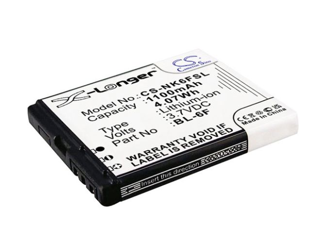 Batteri till Nokia N95 8 GB - 1.100 mAh