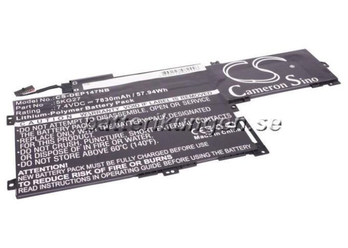 Batteri till Dell Inspiron 14 7000 mfl - 7.830 mAh