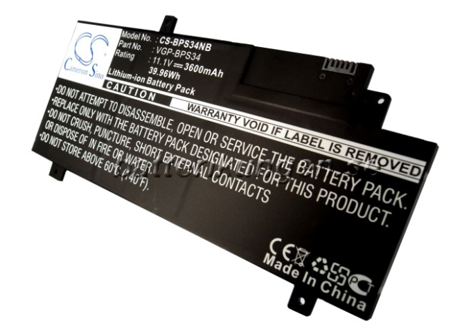 Batteri till Sony som ersätter VGP-BPS34 mfl