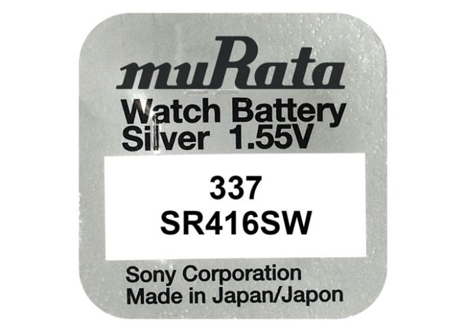 Knappcellsbatteri SR416SW
