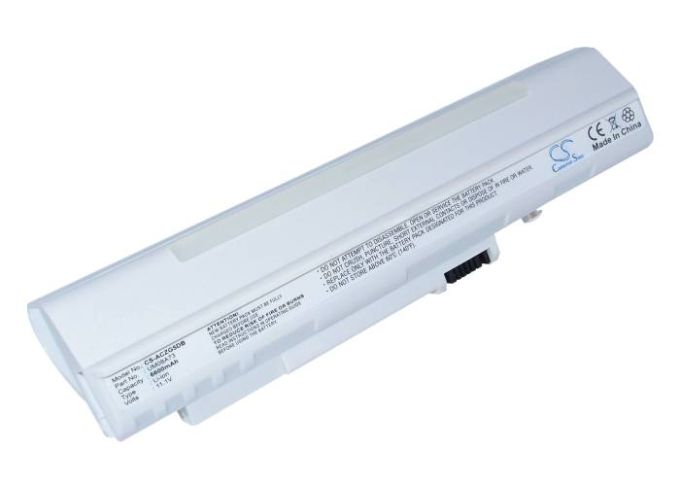Batteri till Acer Aspire one - vitt - 6.600 mAh