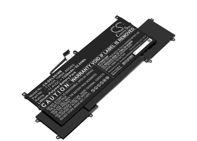 Batteri till Dell Latitude 9510 2-in-1 - 7.250 mAh