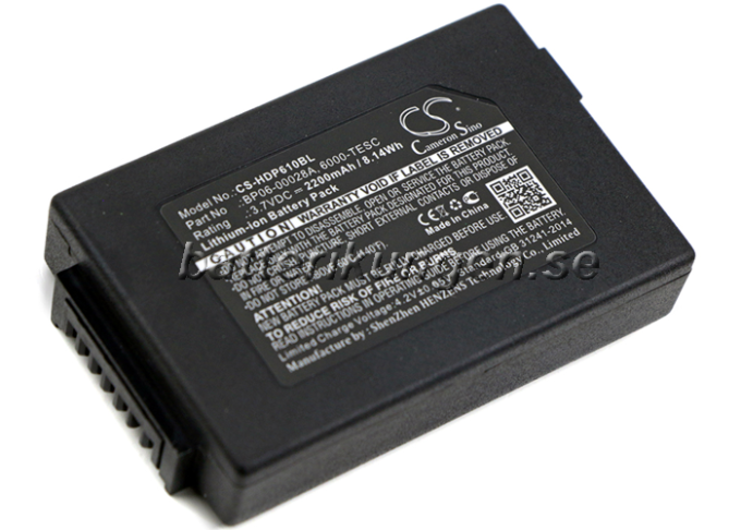 Batteri till Honeywell Dolphin 6100 mfl - 2.200 mAh