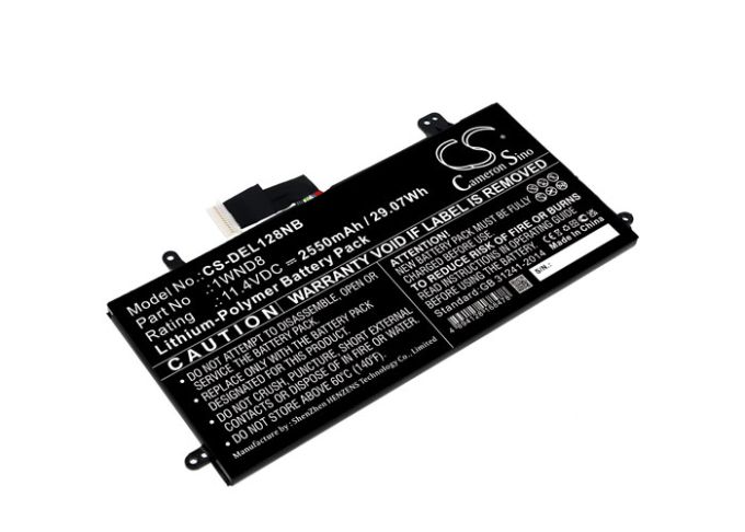 Batteri till Dell Latitude 5285 mfl - 2.550 mAh
