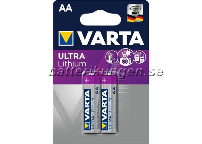 Varta Lithium AA - 2 pack - 1.5V