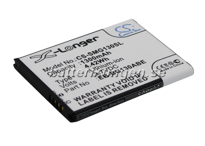 Batteri till Samsung SM-G130 mfl - 1.300 mAh