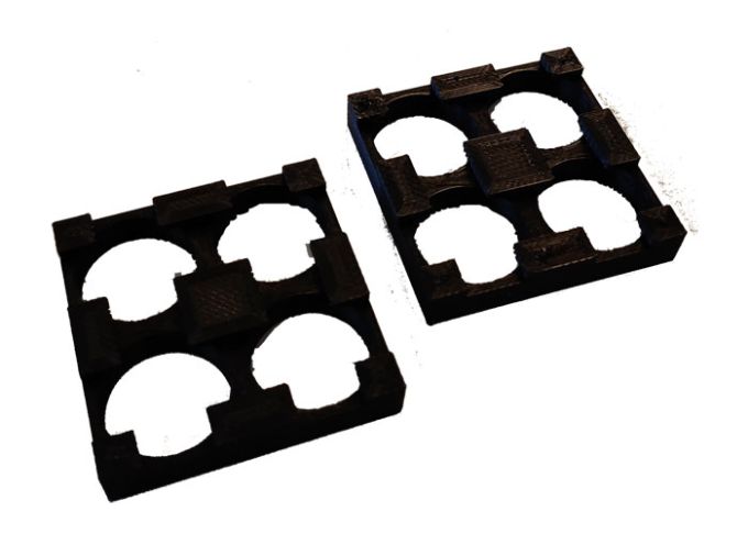 Hållare 2x2 - 18650