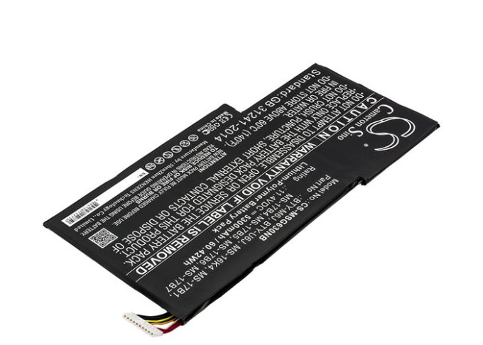 Batteri till MSI GS63 7RE Stealth Pro mfl - 5.300 mAh