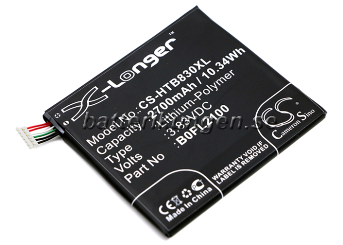 Batteri till HTC Butterfly 3 mfl - 2.700 mAh