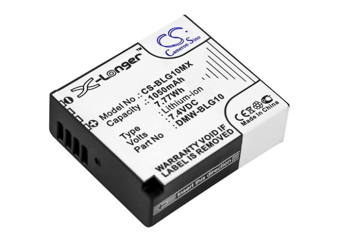 Batteri till Panasonic som ersätter DMW-BLG10 mfl - 1.050 mAh