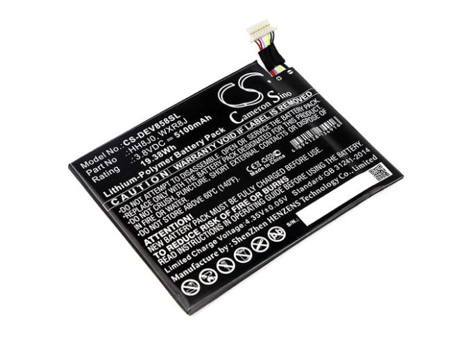 Batteri till Dell Venue 8 Pro 5855 - 5.100 mAh