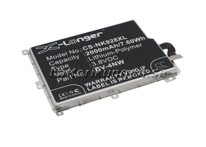 Batteri till Nokia Lumia 928 - 2.000 mAh