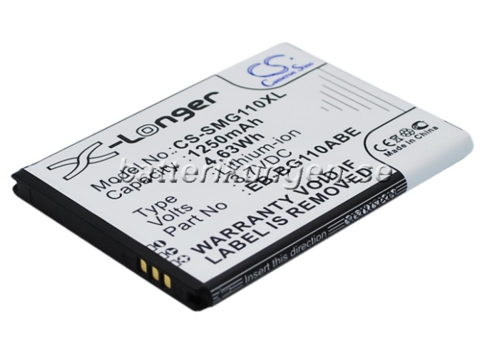 Batteri till Samsung SM-G110 mfl - 1.250 mAh